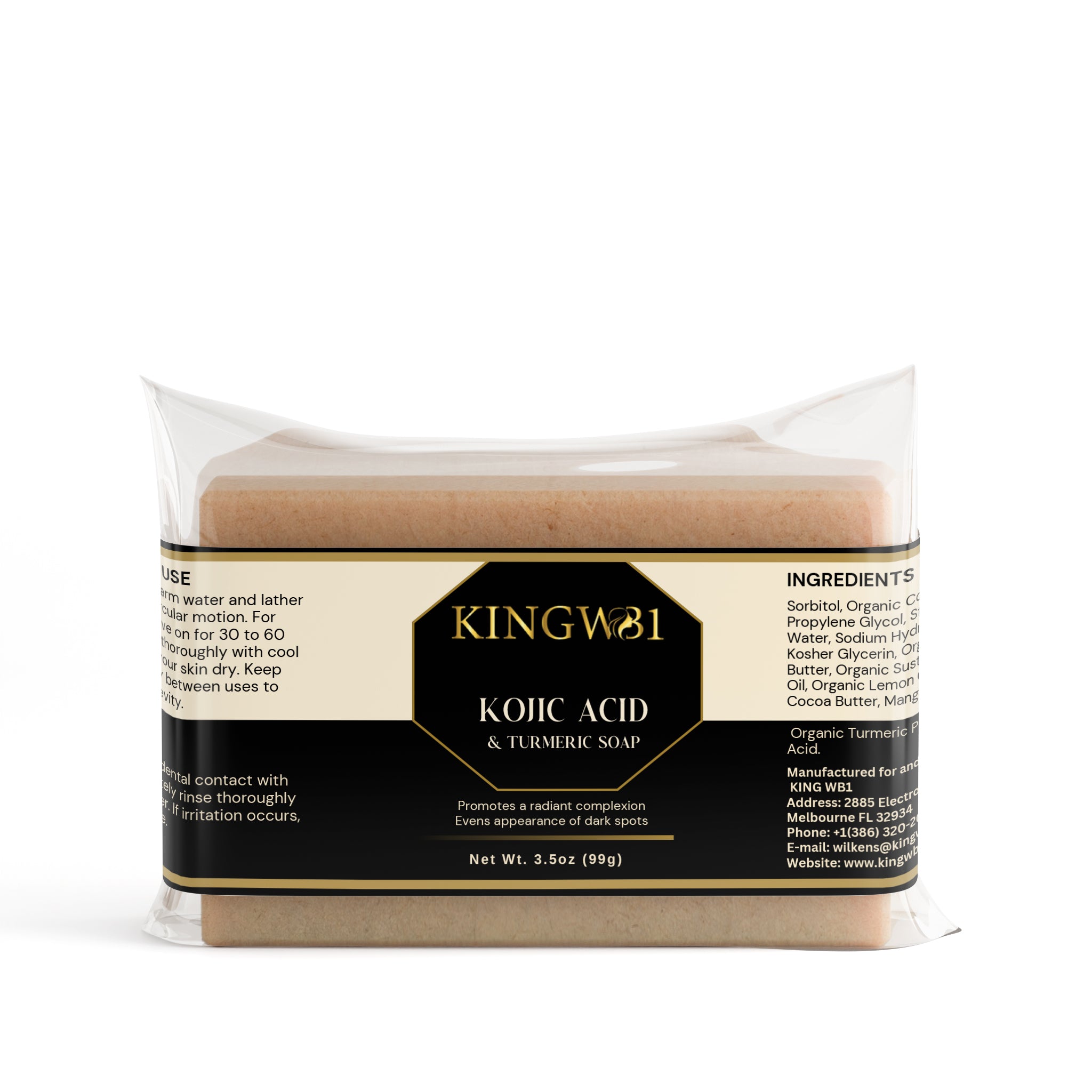 Kojic Acid & Turmeric Soap